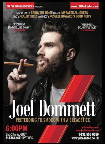 Joel Dommett – Pretending To Smoke With A Breadstick