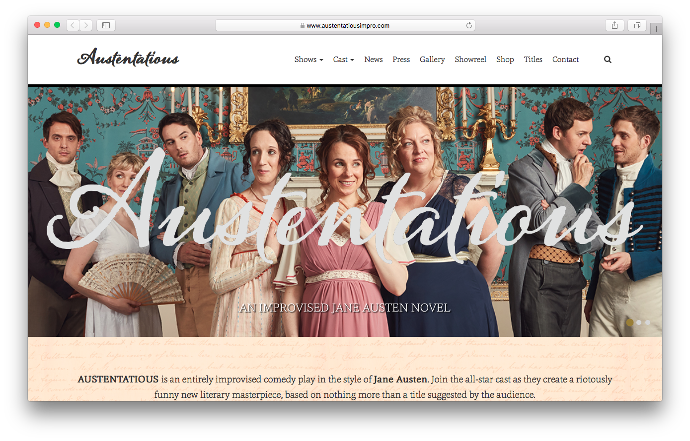 Websites - Austentatious