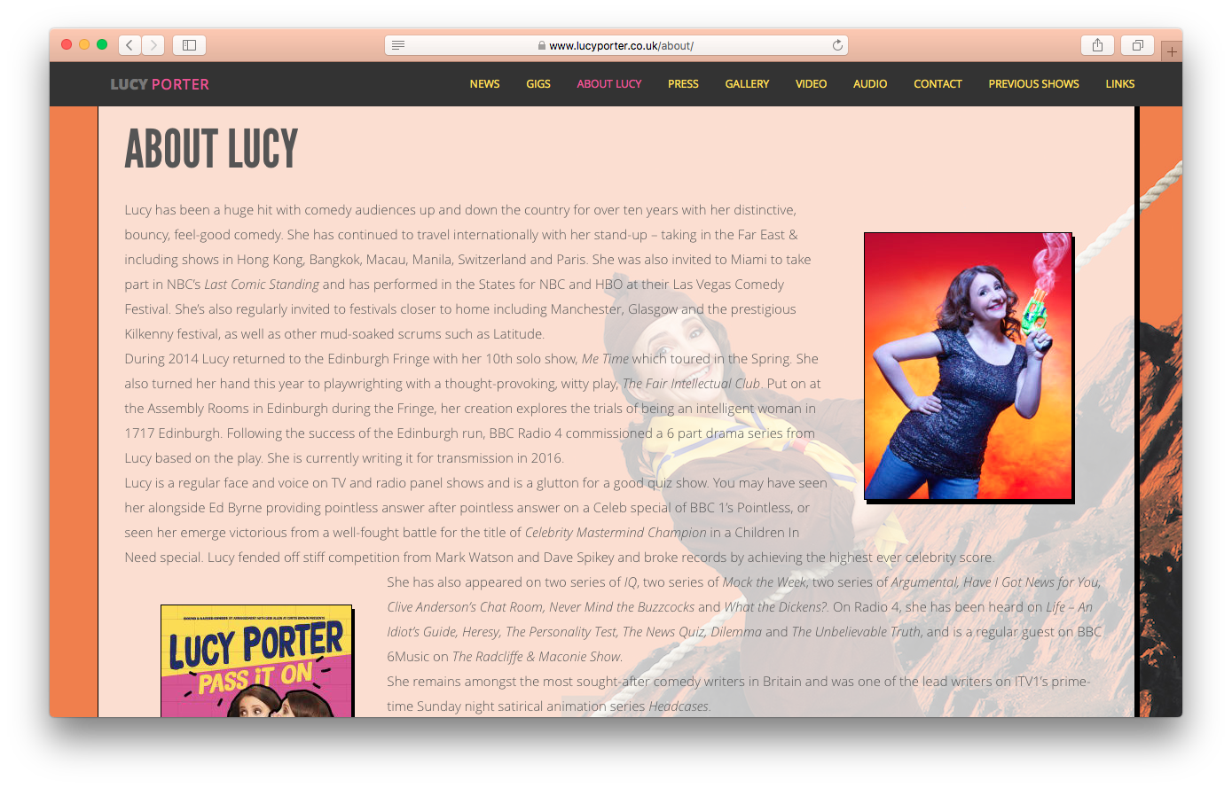 Websites - Lucy Porter