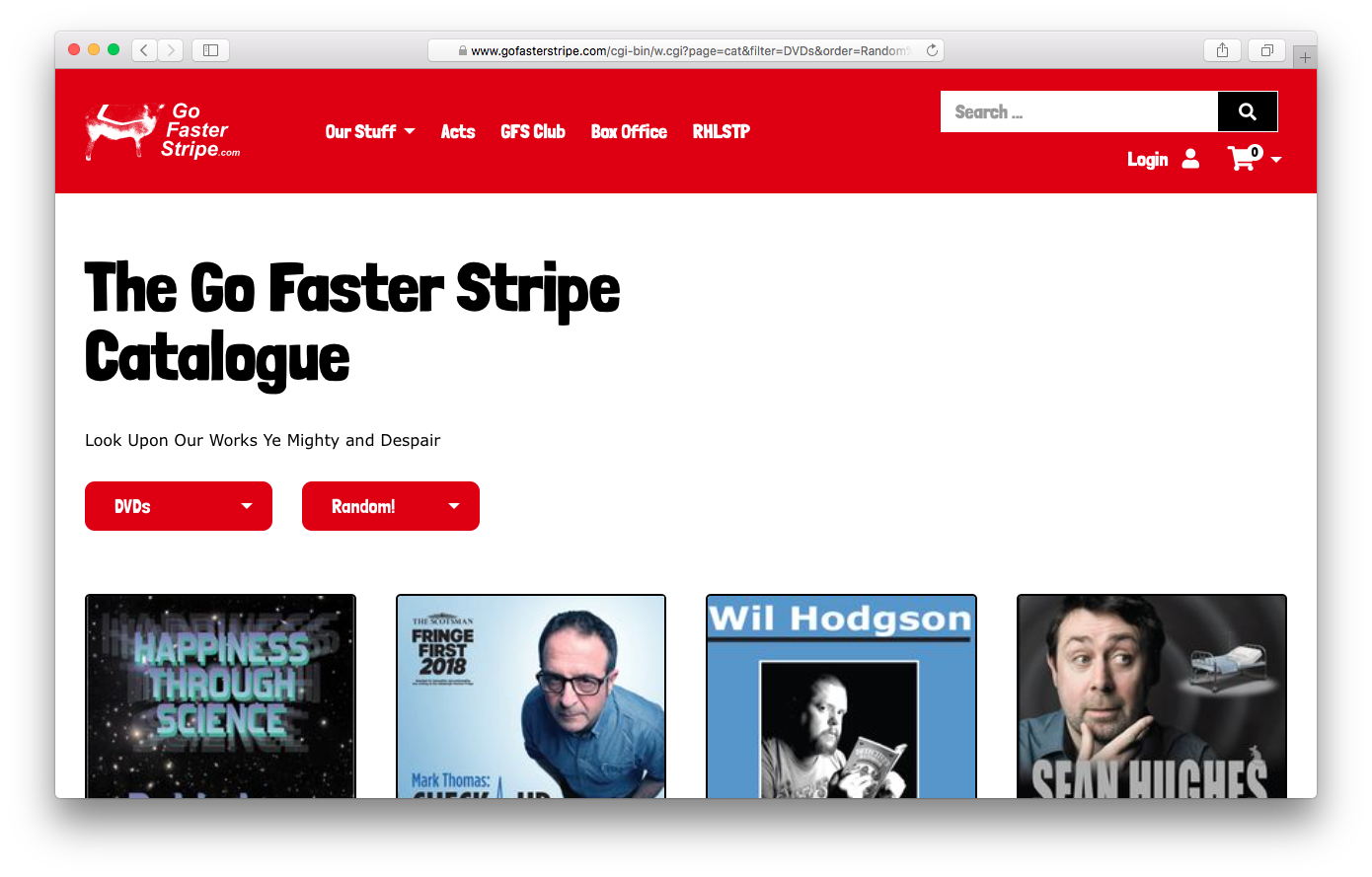 Go Faster Stripe - www.gofasterstripe.com