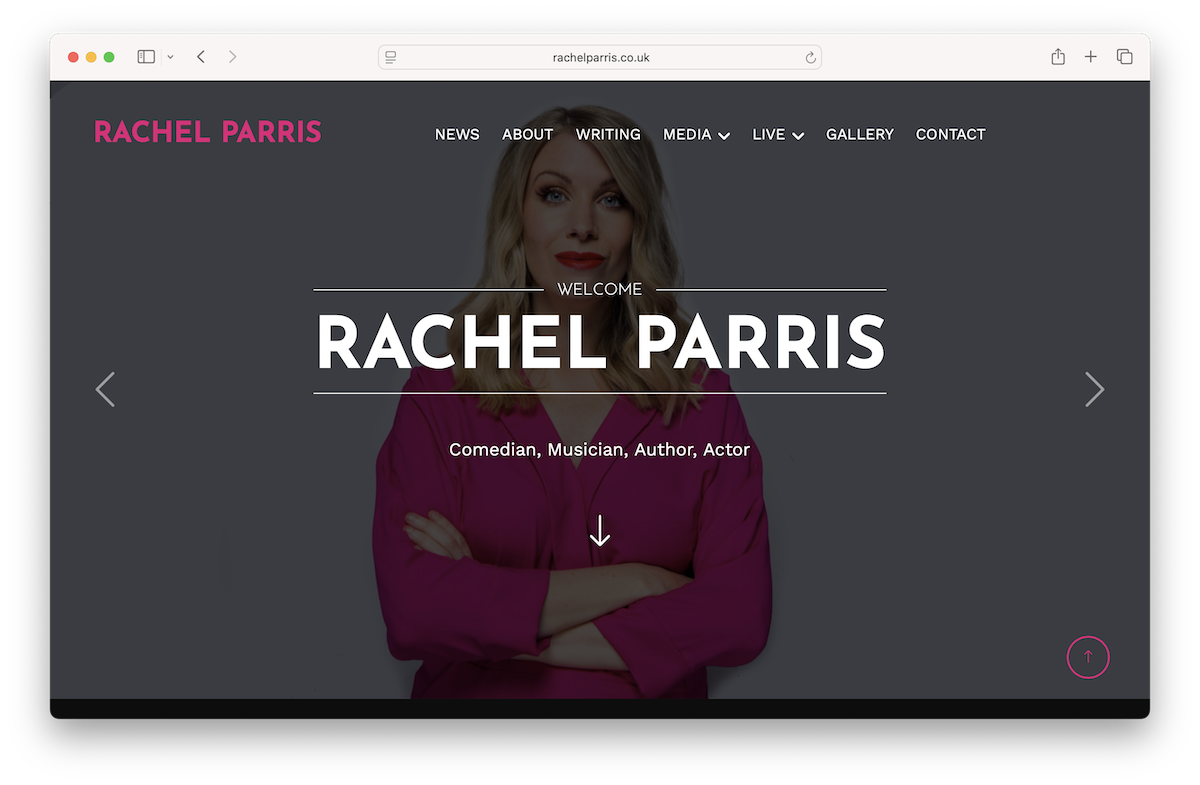 Websites - Rachel Parris